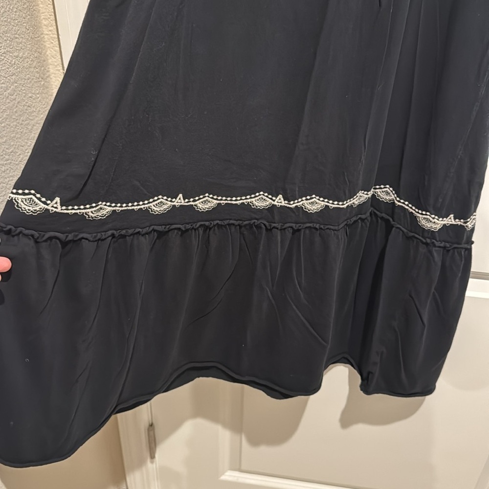 Johnny Was Maxi Dress - Size Small - Black with White Detail - Picture 8 of 8
